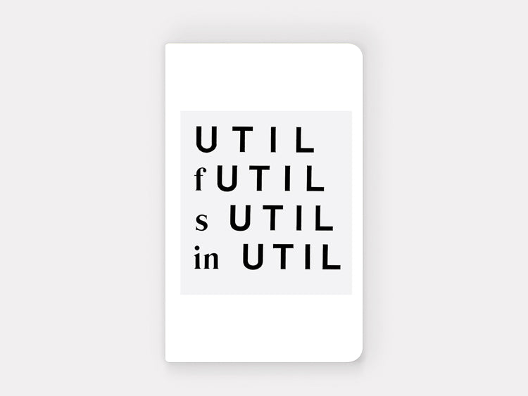 Cuaderno chico: Útil, fútil, sutil, inútil (1967)