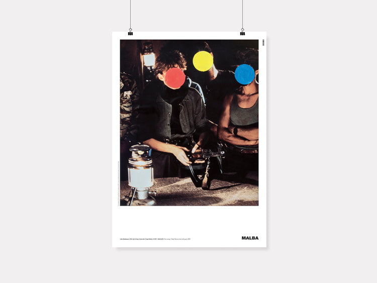 Lámina: Two Lamps: Three Persons (one with a gun) (1997)