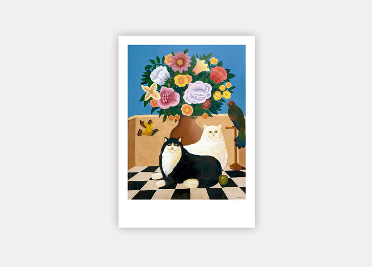 Cartão postal Não haverá ninguém como Edgardo Giménez: Dois Gatos (1964)