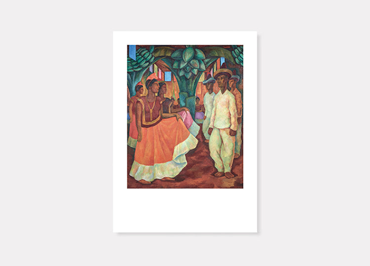 Cartão-postal do México Moderno de Diego Rivera: Dança de Tehuantepec