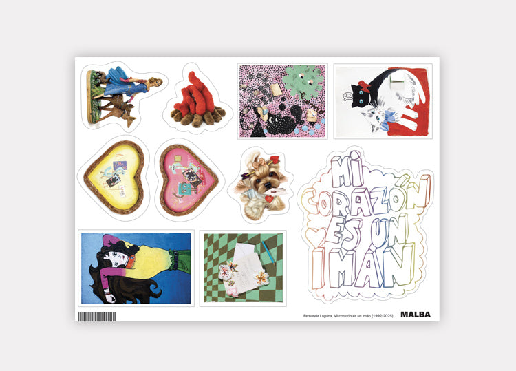 Malba Sticker Laguna motif 02