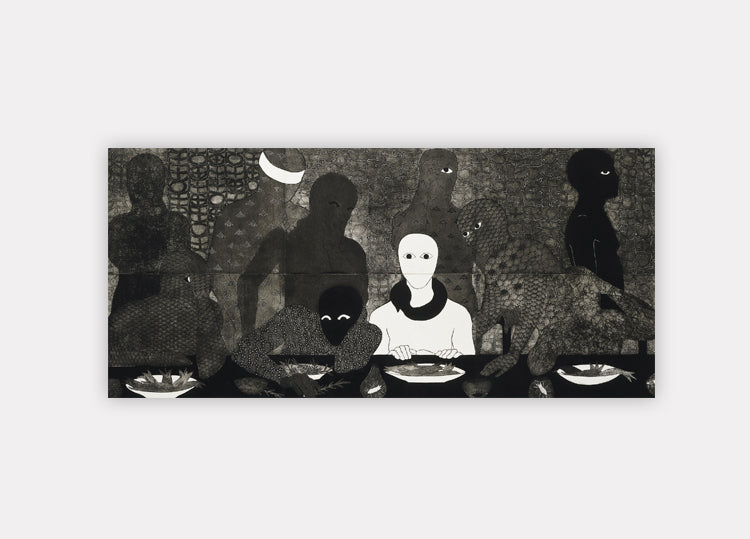 Postal: La cena (1991, copia de 1993)