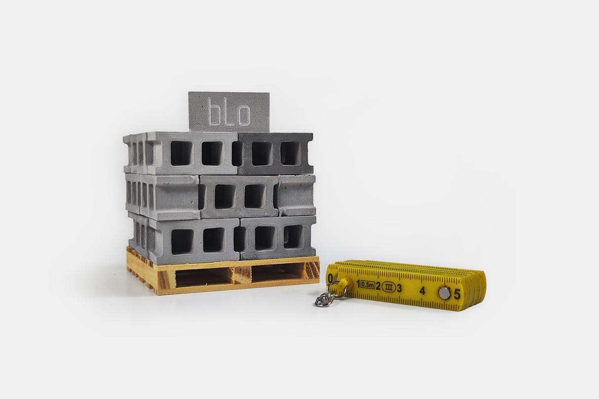 Set de miniaturas | Serie Mini materiales: Bloques de hormigón