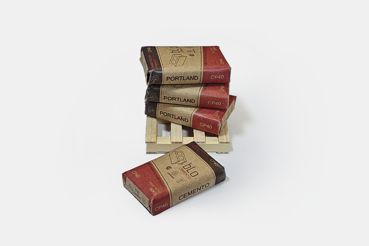 Set de miniaturas | Serie Mini materiales: Cemento Portland