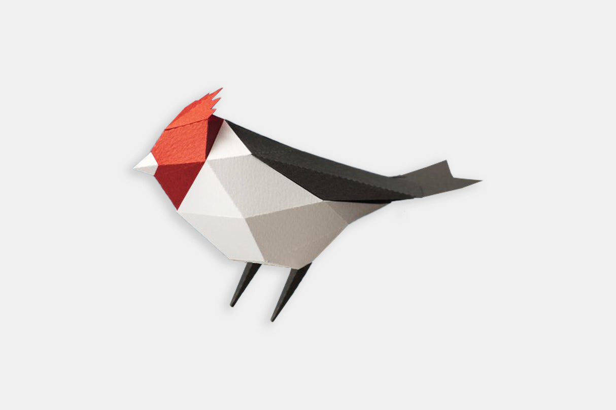 Paper cardinal to assemble