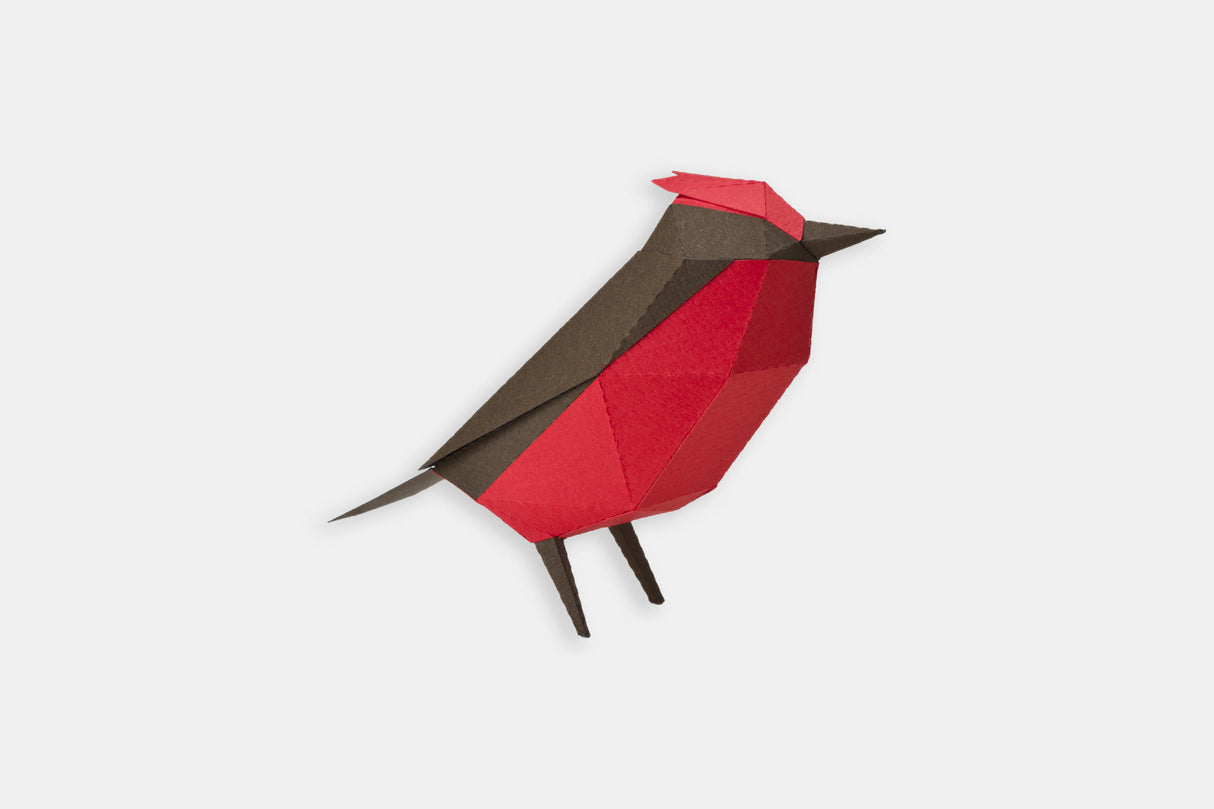 Churrinche de papel para armar