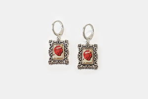Aretes Filigrana | Lotería mexicana: El Corazón