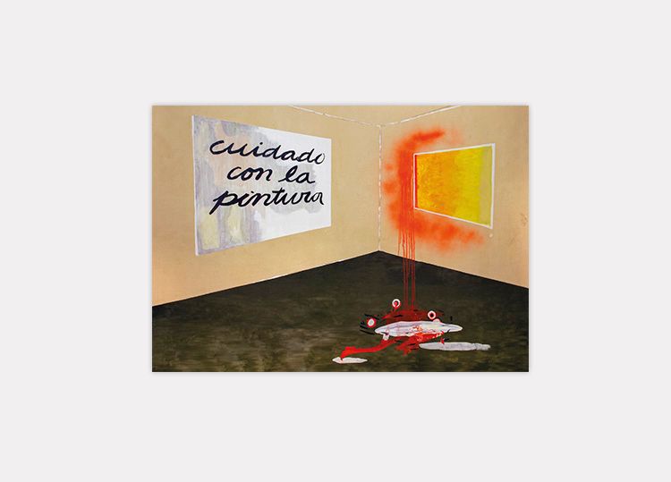 Postal: Cuidado con la pintura (2011)