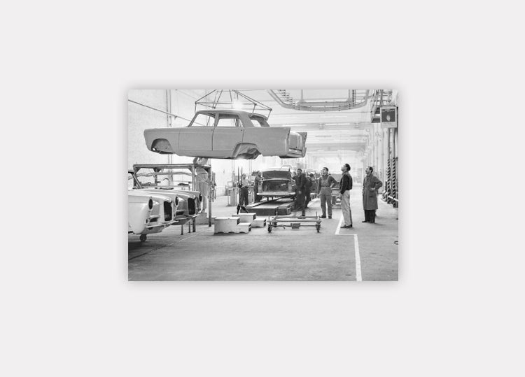 Postal: Automóvil Di Tella 1500