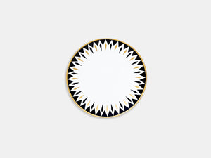 Juego de plato playo + plato de postre | Tribu dorado