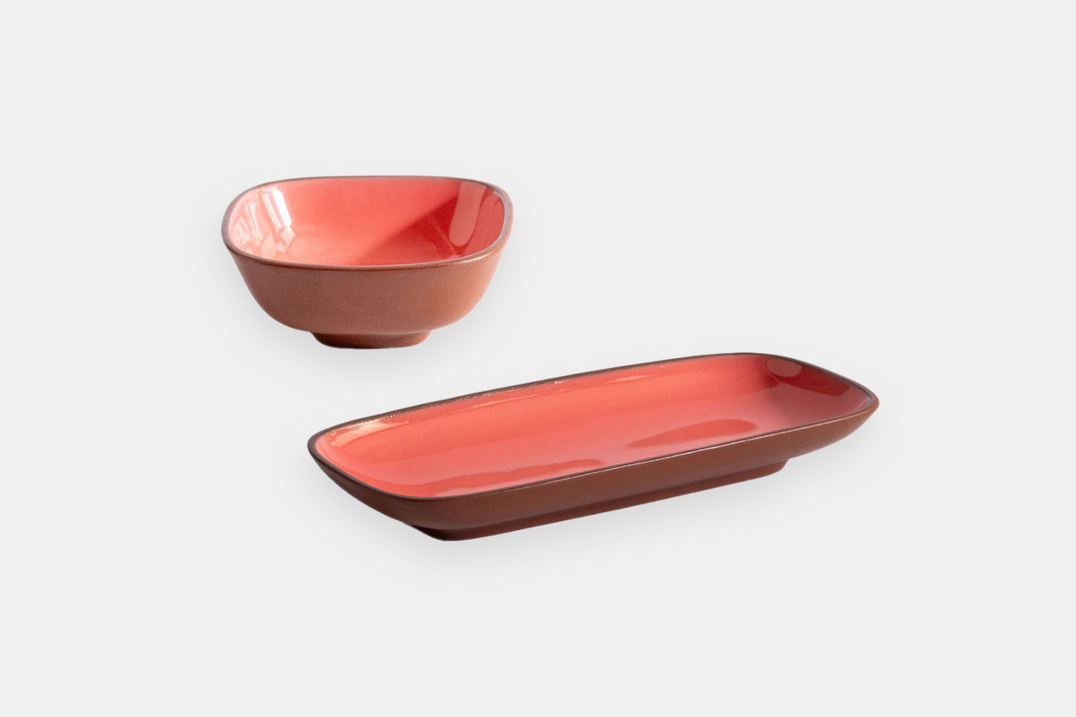 Set Sushi x8 – Bandejitas x4 + Dips x4 | Rosado