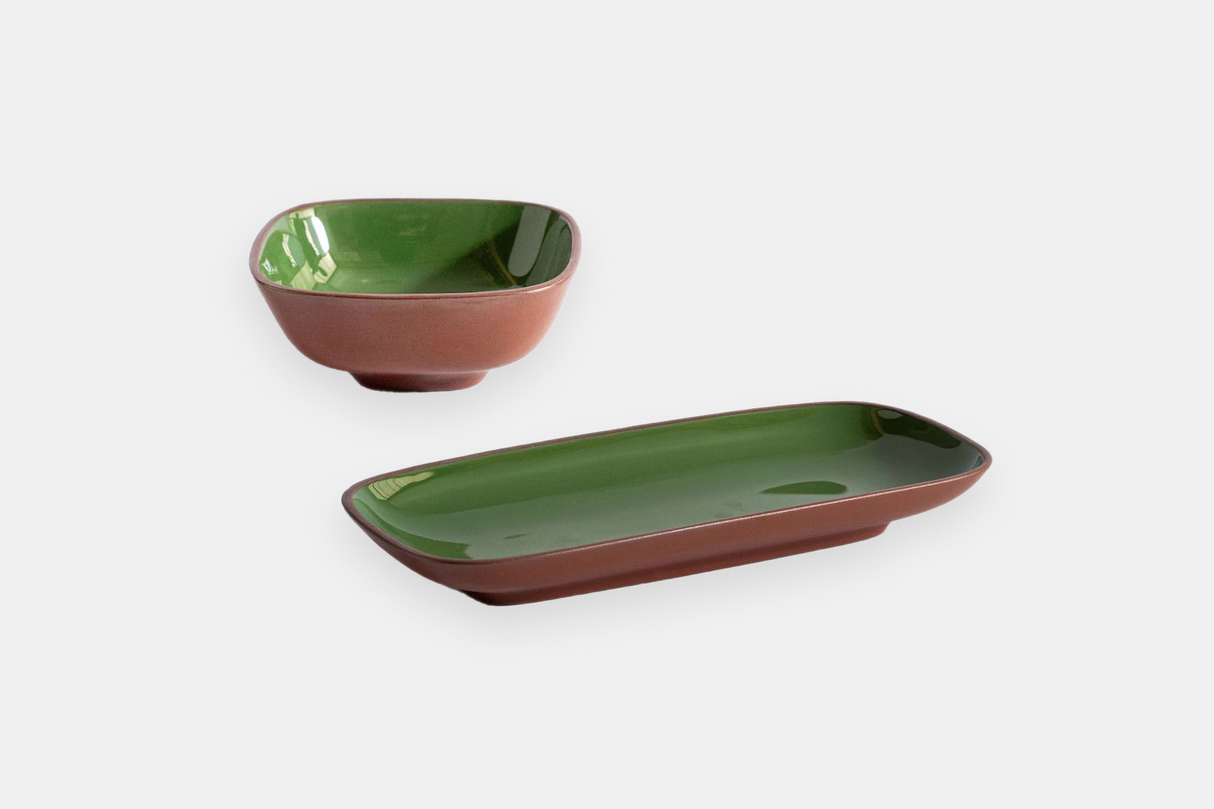 Set Sushi x8 – Bandejitas x4 + Dips x4 | Verde