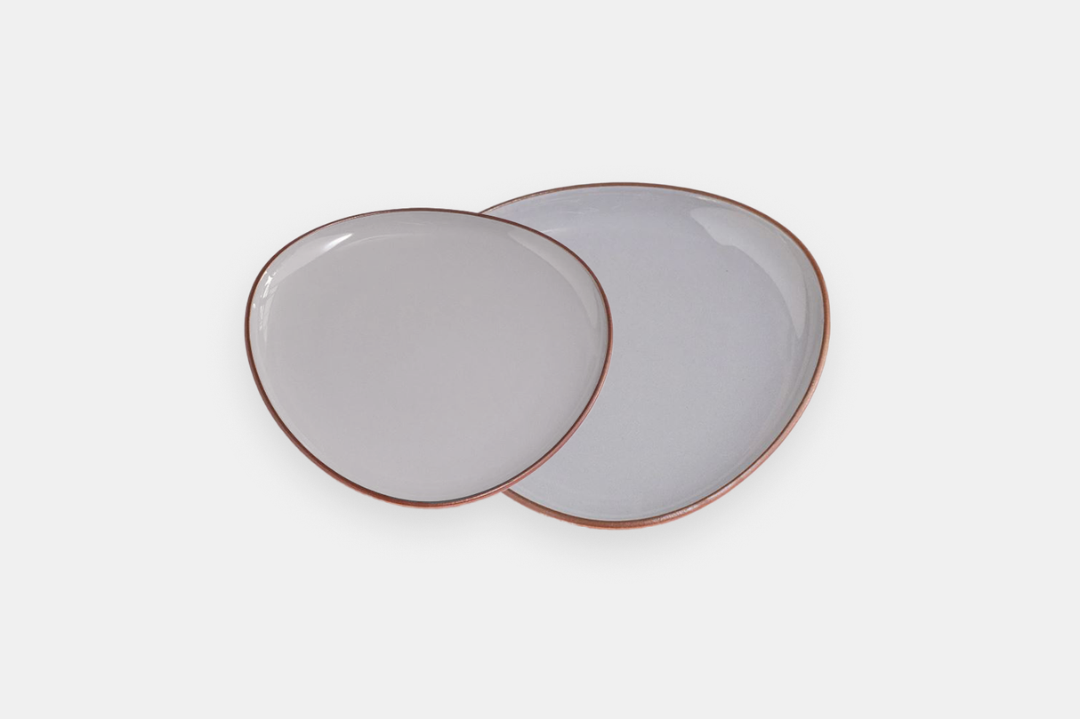 Set Platos Playos x4 – Medianos x2 + Grandes x2 | Gris