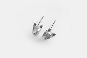 Silver Cat Earrings