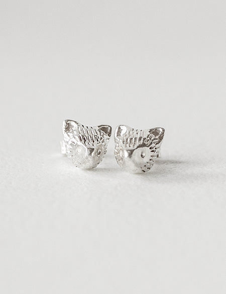 Joias Ximena Clavelli Mini Silver Fox Hoops