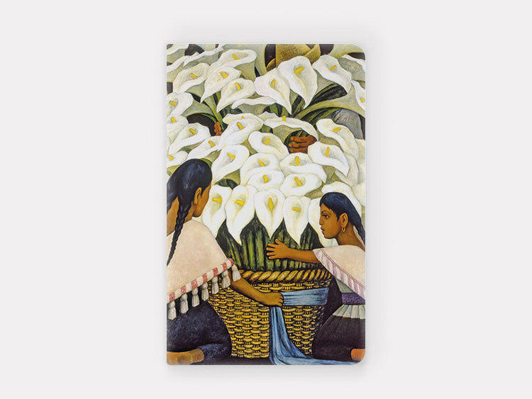 Small notebook Modern Mexico Diego Rivera: Calla Lilies Seller (1943)