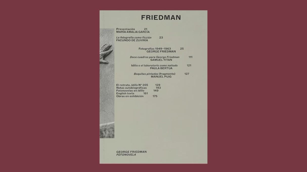 George Friedman. Fotonovela