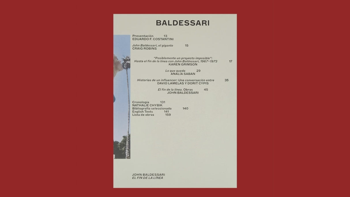 John Baldessari. El fin de la línea