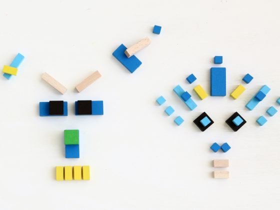Mini Cubes Mon Petit Art Turquesa (detalle)