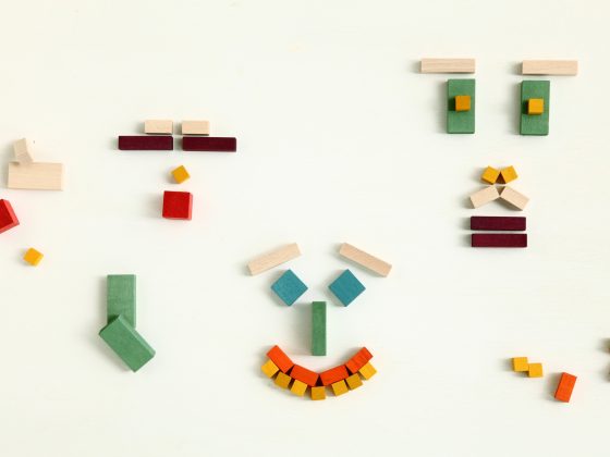 Mini Cubes Mon Petit Art Rojo (detalle)
